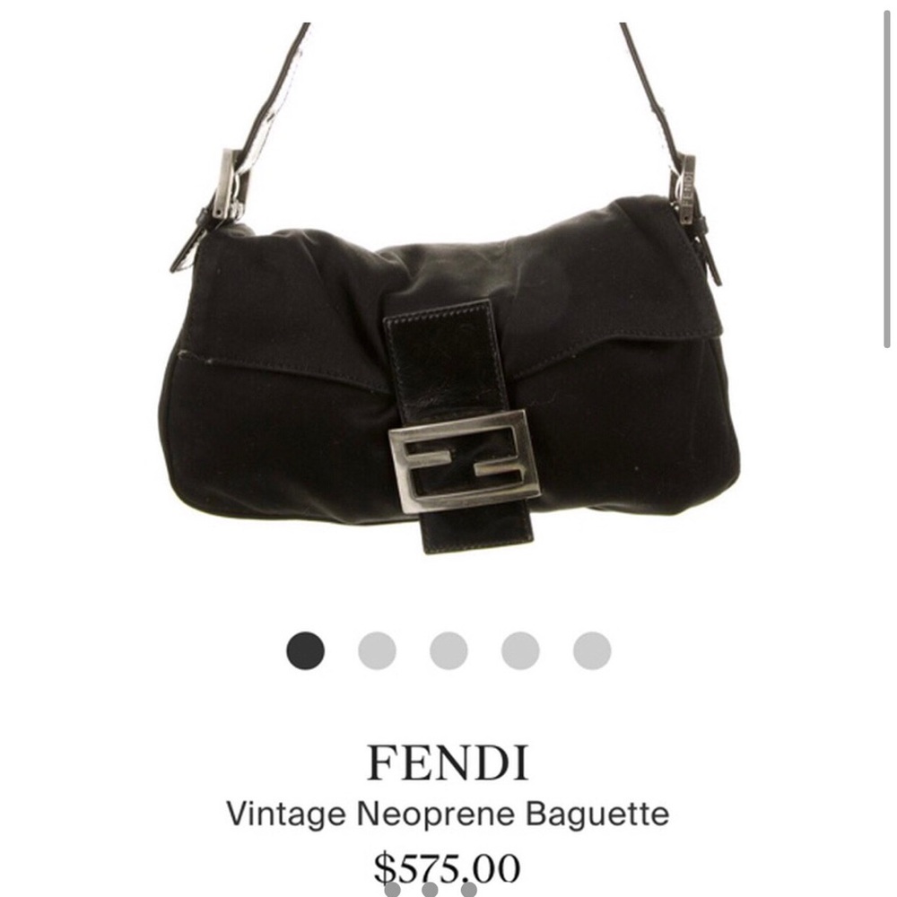 Fendi orange Baguette purse